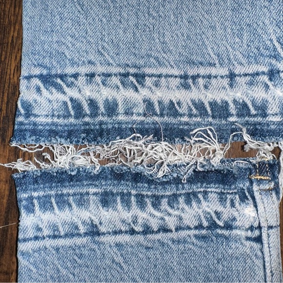 We The Free/Free People Distressed Fray Hem Stretch Size 26(28X30) Mid rise - Picture 3 of 9